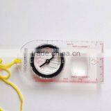 Transparent Compass With Rule Scale Map Compass With Round Magnifier thumbnail-1