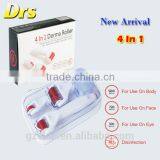 4 in 1 Derma Roller Kits With Self-contained Desinfection Tank Microneedling Micro Needle Roller Scar Stretch Marks Remover