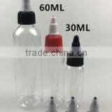 60ml,100ml,250ml,500ml Plastic Colorful PET Bottle With Twist Top Cap thumbnail-1
