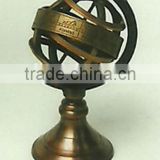 Manufacturer of Brass Armillary Sundial Globe In Best Finish