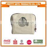 Women Canvas Retro Small Mini Square Eiffel Wallet Coin Purses Clutch Money Pouch Bags Gift thumbnail-1