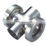Sanitary Stainless Steel Pipe Cross Sight Glass thumbnail-5