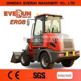 Everun 0.8ton Mini Wheel Loader With Pallet Forks thumbnail-3
