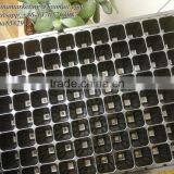 128 Cell Black PS Plastic Horticulture Plant Nursery Seed Starting Tray Manufactory Price thumbnail-2