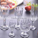 Diamond Embossed Glass Goblet For Beer Wine Shot. thumbnail-2