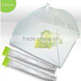 Zicome Set of 4 Large White Pop-up Square Shape Food Cover Tent thumbnail-2