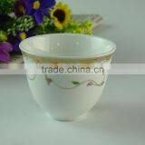 Big Quantity Cheap White Round Ceramic Cawa Cup With Decal Stock thumbnail-1