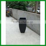 FO-288 Tall Square Decorative Fiberglass Flower Planter Pots thumbnail-4