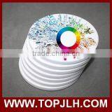 Promotional Gift Sublimation White Blank Round Ceramic Coasters thumbnail-2