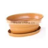 Long-lasting Affordable Corn Starch Bamboo Fiber Material Flower Garden Pot