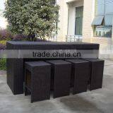 Pub Leisure Rattan Bar Table And Chairs L thumbnail-2