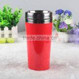 Promotional Red Stainless Steel Travel Mug thumbnail-2