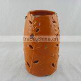 Orange Ceramic Lanterns for Candles/fireplace thumbnail-1