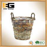 Handle Natural Plant Weaving Flowerpot thumbnail-1