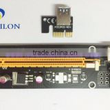 60cm USB 3.0 PCIE 4PIN X1 TO X16 with power supply cable / PCI-e 6PIN 1x to 16x Adapter