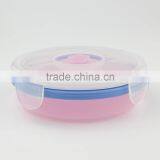 2016 New Design High Quality Food Grade Silicone Kitchen Bowls/Cook Ware Set/Folding Bowl thumbnail-4