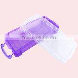 Colorful Large Size Plastic Storage Case With Handle thumbnail-4