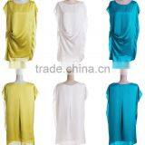Wholesale Fancy Ladies Tops New Designs Plus Size Batwing Sleeves Fancy Ladies Tops Latest Design thumbnail-5