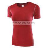 Custom Short Sleeve T-shirt Running Fitness Apparel for Women Clothing thumbnail-2