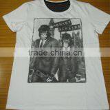 Mens T-shirt, Fashionable High Quality Short Sleeve Printed Cotton T-shirt thumbnail-1