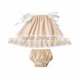 Baby Long Lace Swing Outfits Kids Shorts Set thumbnail-3