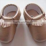Handmade Fashion Tassels Baby Moccasin Newborn Babies Shoes Leather Prewalkers Shoes thumbnail-1