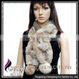 CX-S-126C China Supplier Hot Selling Black Fashion Women Rabbit Fur Scarf thumbnail-6