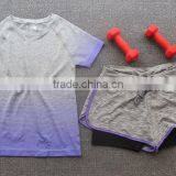 Zm10725a New Women Yoga Wear Running Workout Clothes Two-piece Outfit Shorts Fitness Yoga Wear thumbnail-6