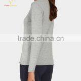 Women Grey Mongolia Cashmere Sweater thumbnail-2