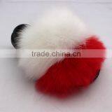 Myfur Fashionable Design Multi Fox Fur Slippers Fur Slides for Girls thumbnail-3