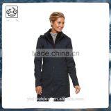 Winter Women's Windproof Long Softshell Jacket With Hood thumbnail-1