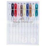 Pocket Pre-Threaded Sewing Kit - Has 10 Pre-threaded Needles With Assorted Thread Colors, 2 Buttons and a Safety Pin thumbnail-3