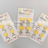 Yellow Special-shaped Binder Clip thumbnail-2