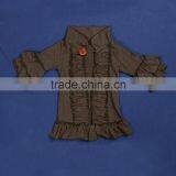 New Design For Cardigan 3/4 Ruffle Sleeve Cotton Cardigan For Baby Girls QL-52 thumbnail-1