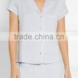 Customed Lounging Wear High Quality Soft Modal Jersey Pajama Set thumbnail-2