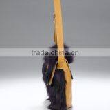 Fox Fur Tote Bag, Fox Fur Bag, Mink Fur Bag thumbnail-3