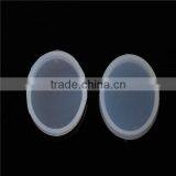 Silicone DIY Tools Resin Mold Oval White 35mm x 25mm thumbnail-1