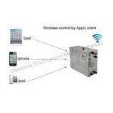 Apple apply client wireless control 4.5kw Sauna Steam Generator 220v / 380v with auto-descaling for