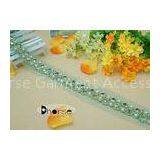 Garment Lace Green Sequins Sew On Beaded Applique Trim With Pearl thumbnail-1