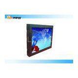 Flat Panel 15 Inch 5 Wire Resistive Touch Screen Display 1024x768 For Advertising