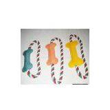 Sell Loofah Bone Shape Pet Toy thumbnail-1