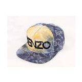 Allover Cotton KENZO Flat Brim Baseball Hats With 3D Embroidery