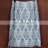 stylish vintage baroque printed chiffon skirt elegant chiffon dress