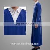 Shirts Thobe for Men Arabian Thobe Robe Jalabiya Men Thawb Design thumbnail-3