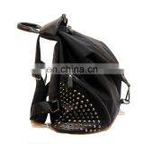 Fashion Casual Women Black Orange Backpack Laptop Bags thumbnail-3