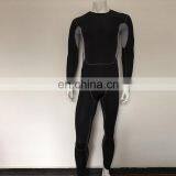 Cut and Sew Bottom Mixed Color Sport Suit