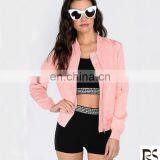 Pink Pockets Zipper Heated Kuiti Jacket for Men and Women thumbnail-1