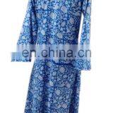 Indian Handmade Cotton Block Printed Designer Dress Long Vintage Dress Hippie Sexy Dress thumbnail-5