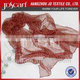 Silk Chiffon Scarf JDS-045# Excellent Scarves Super Thin 100% Silk Chiffon Scarf thumbnail-3