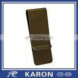 Blank Solid Brass Money Clip With Vintage Looking thumbnail-1